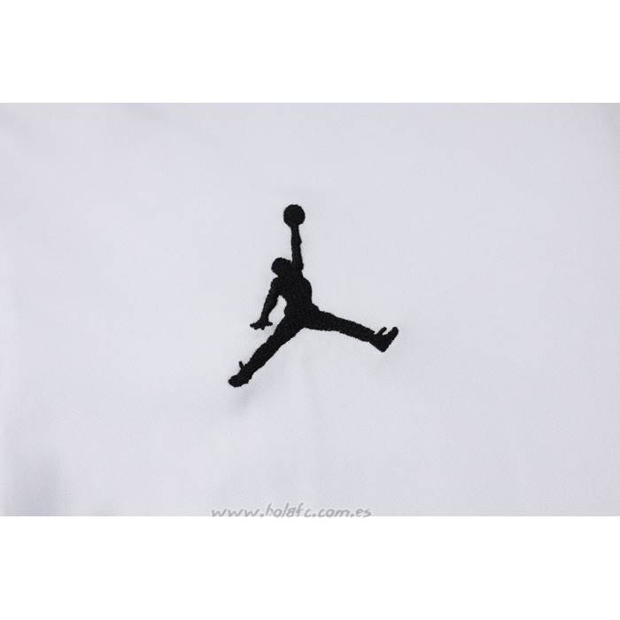 Chandal del Paris Saint-Germain Jordan Manga Corta 2024-2025 Blanco - Pantalon Corto